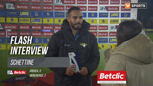 I Liga (#10) | Arouca 0-2 Moreirense: Flash Interview Schettine