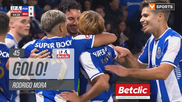 GOLO! FC Porto, Rodrigo Mora aos 45', FC Porto 1-0 Braga