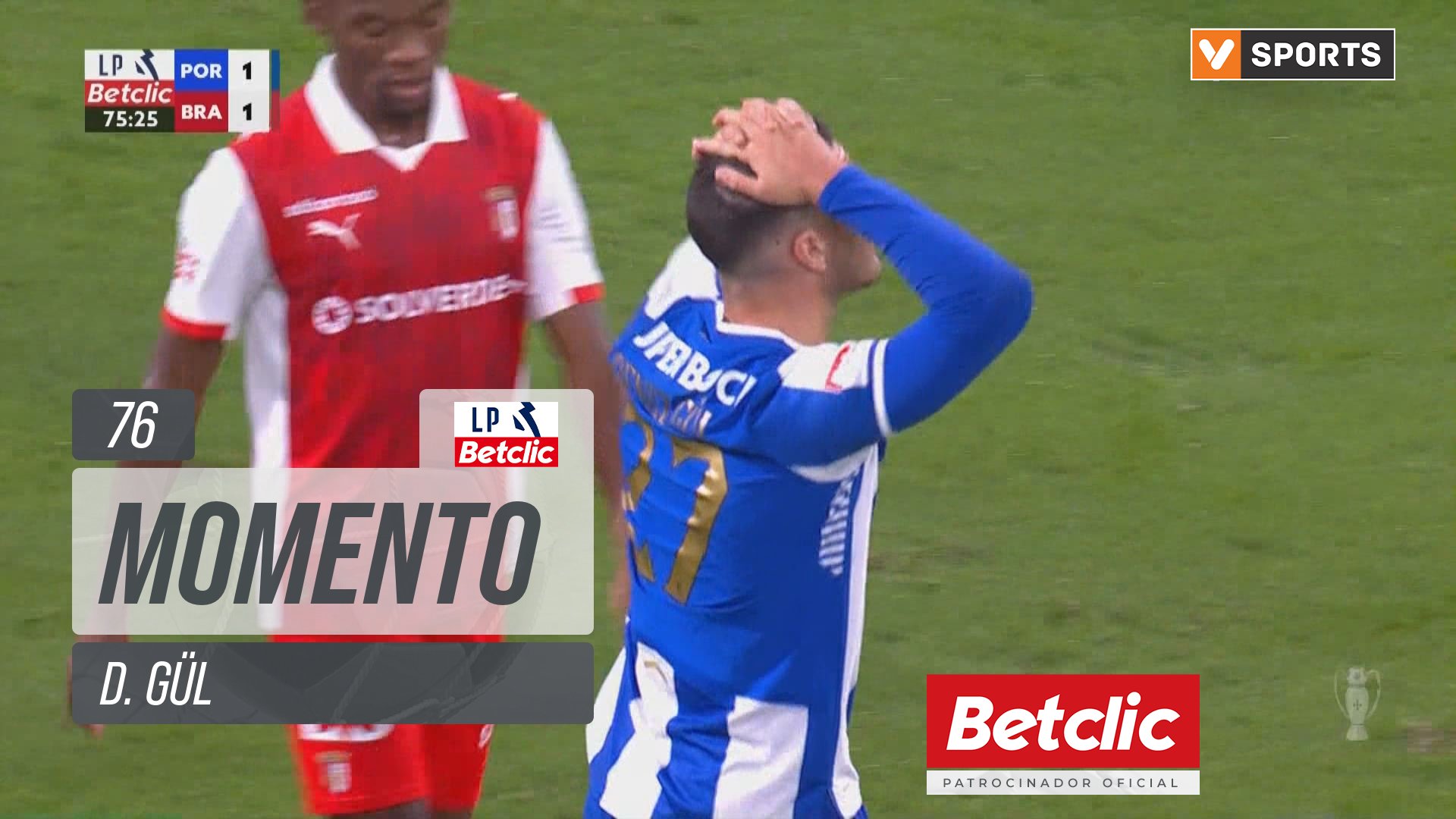 FC Porto, Jogada, D. Gül aos 76'