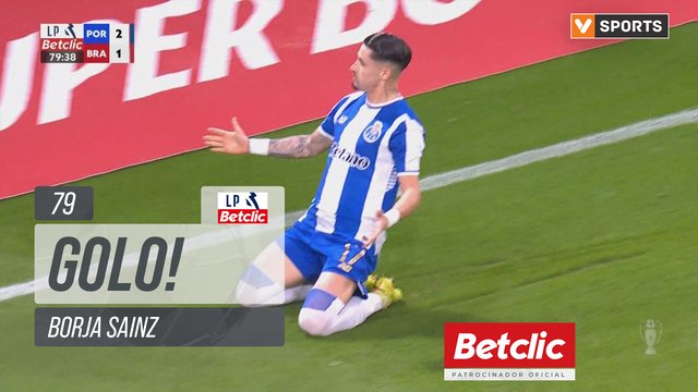 GOLO! FC Porto, Borja Sainz aos 79', FC Porto 2-1 Braga