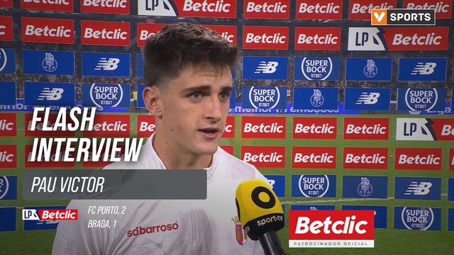 I Liga (#10) | FC Porto 2-1 Braga: Flash Interview Pau Victor