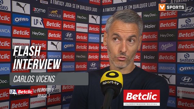I Liga (#10) | FC Porto 2-1 Braga: Flash Interview Carlos Vicens