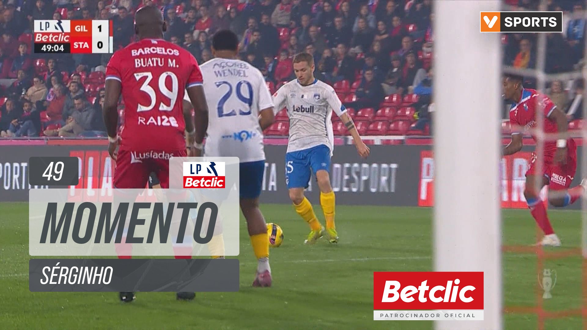 Santa Clara, Jogada, Sérginho aos 49'