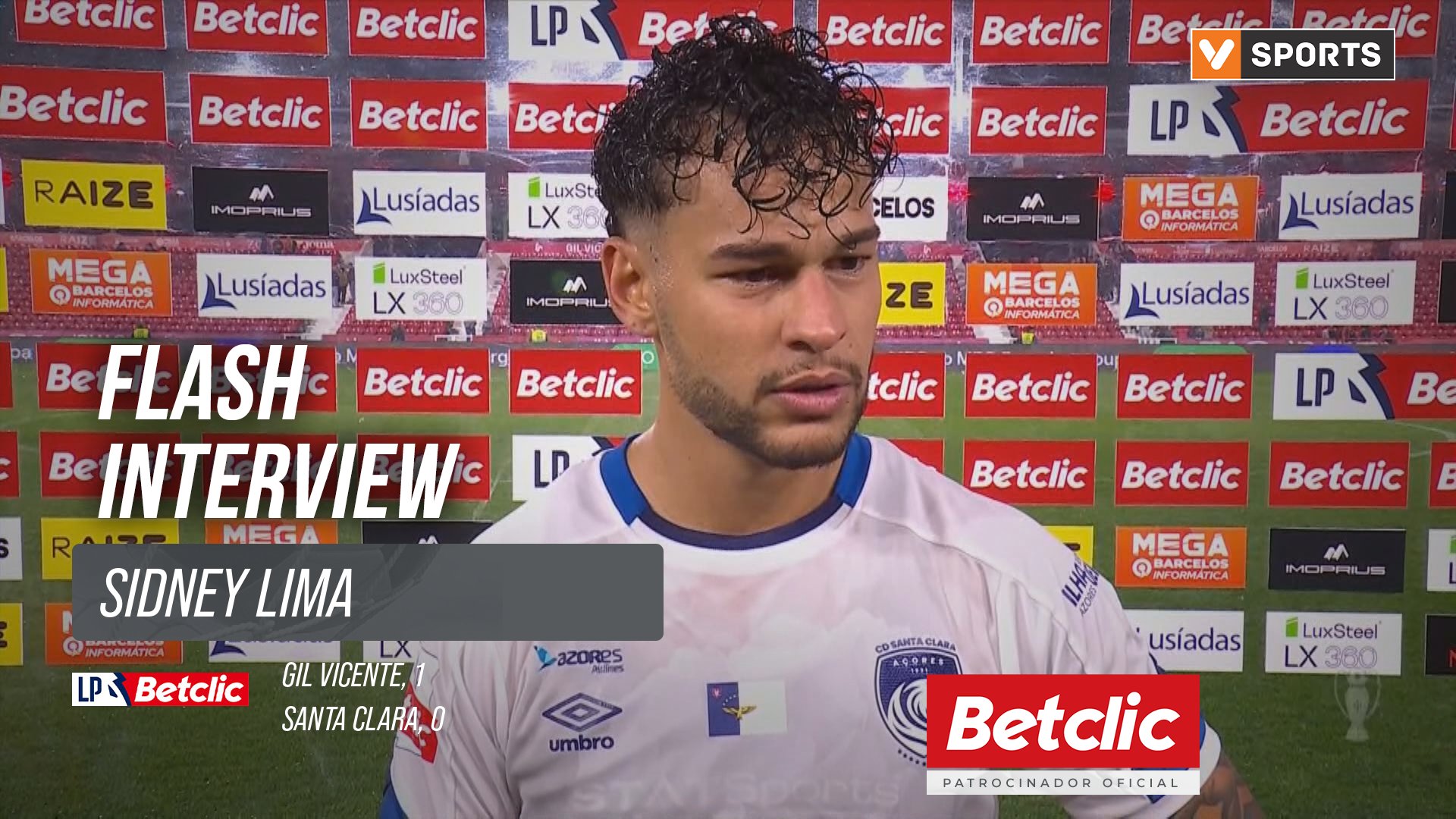 I Liga (#10) | Gil Vicente 1-0 Santa Clara: Flash Interview Sidney Lima
