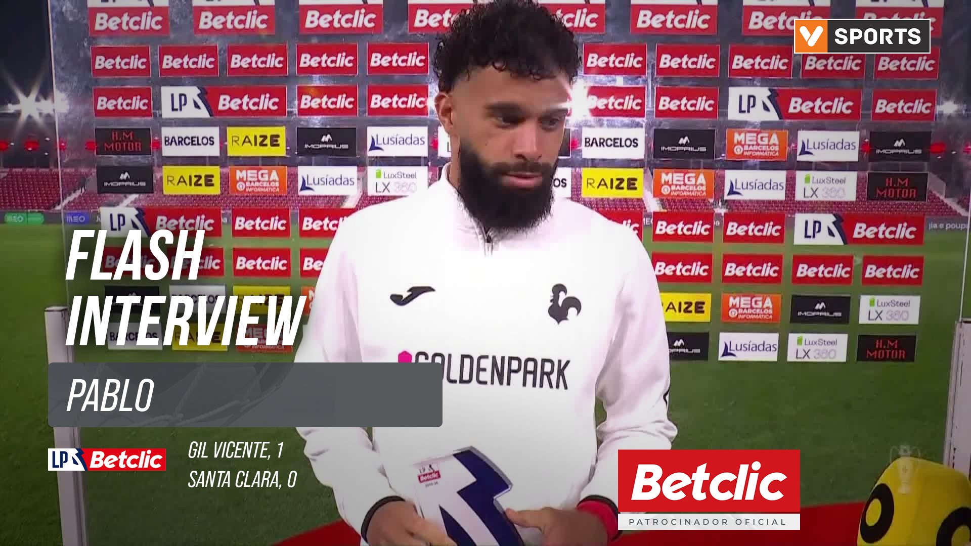 I Liga (#10) | Gil Vicente 1-0 Santa Clara: Flash Interview Pablo