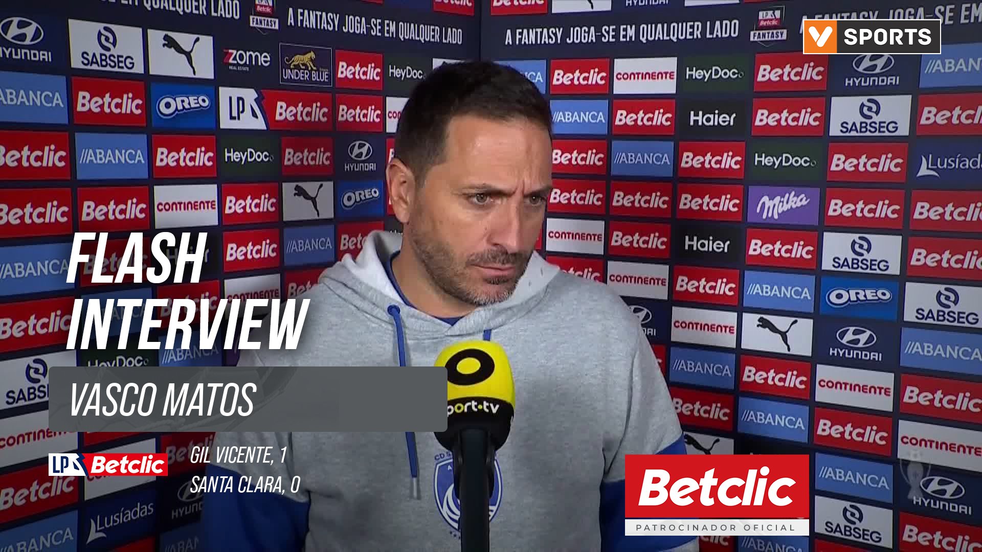I Liga (#10) | Gil Vicente 1-0 Santa Clara: Flash Interview Vasco Matos