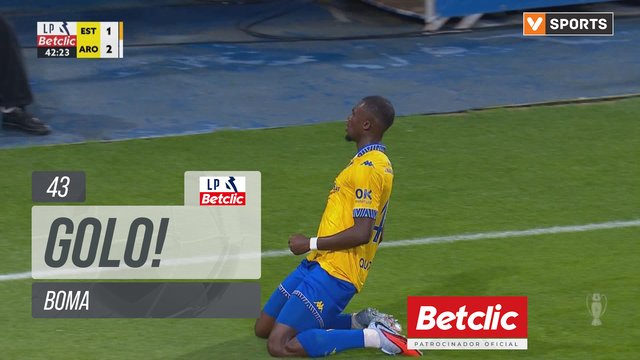GOLO! Estoril, Boma aos 43', Estoril 2-2 Arouca