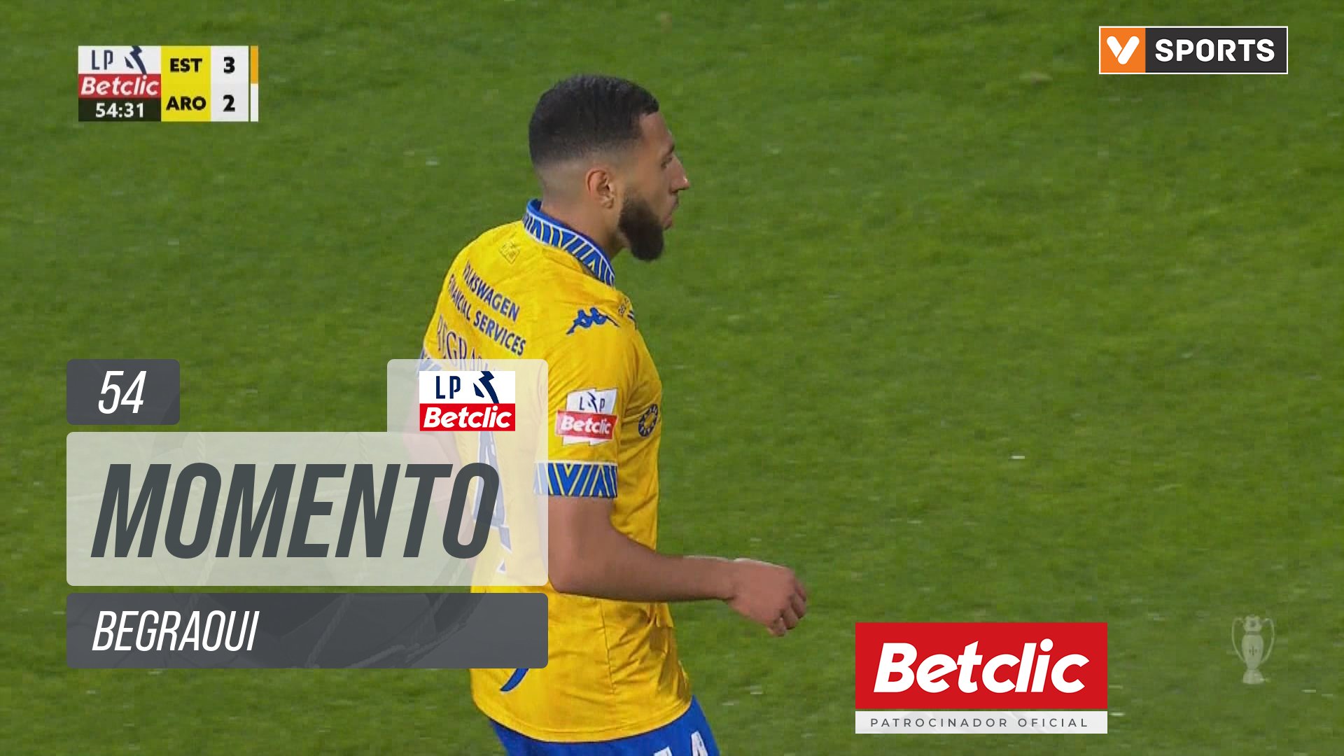 Estoril, Jogada, Begraoui aos 54'