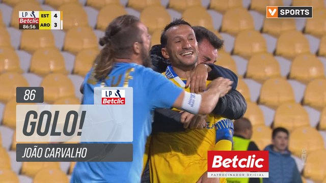 GOLO! Estoril, João Carvalho aos 86', Estoril 4-3 Arouca