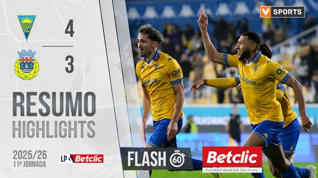 Liga Portugal Betclic (11ªJ): Resumo Flash Estoril 4-3 Arouca