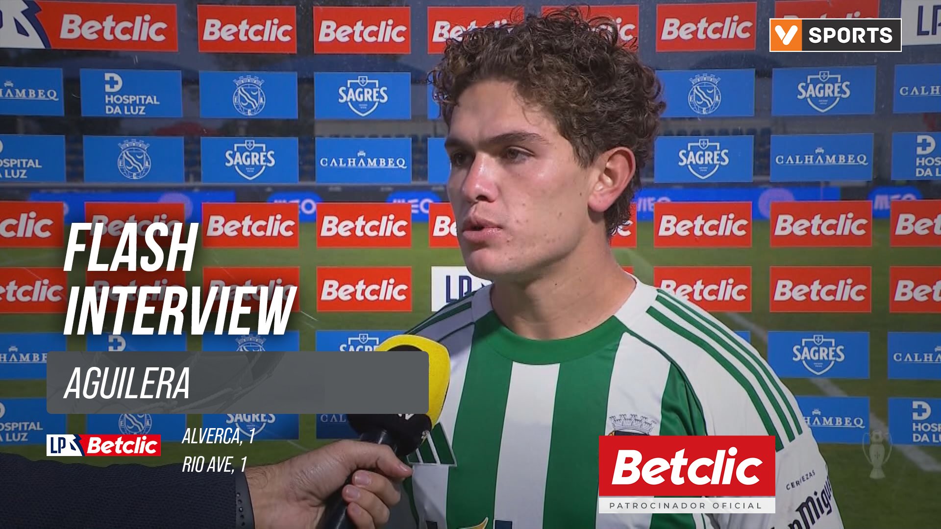 I Liga (#11) | Alverca 1-1 Rio Ave: Flash Interview Aguilera