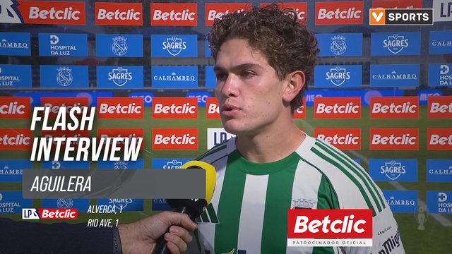 I Liga (#11) | Alverca 1-1 Rio Ave: Flash Interview Aguilera