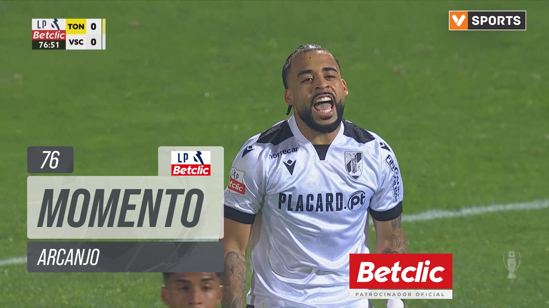 Vitória SC, Jogada, Arcanjo aos 76'