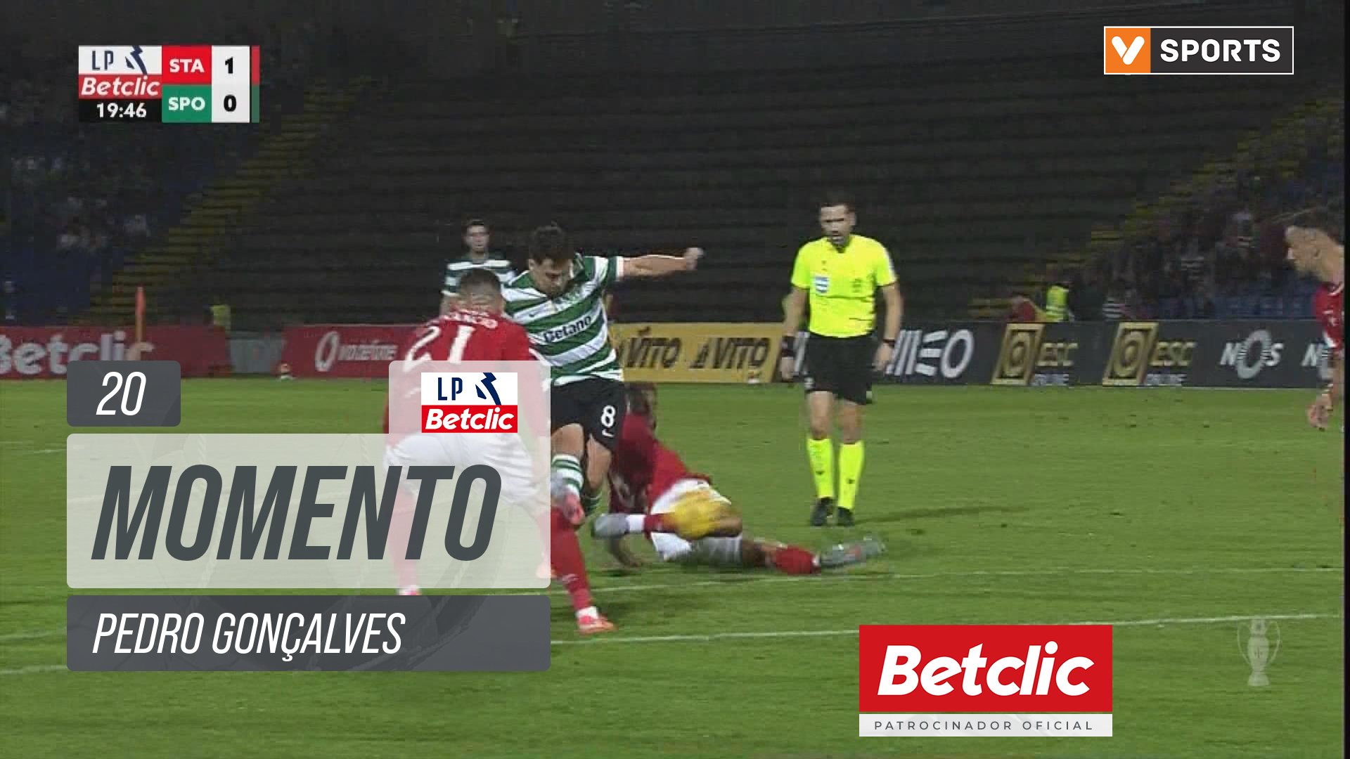 Sporting, Jogada, Pedro Gonçalves aos 20'
