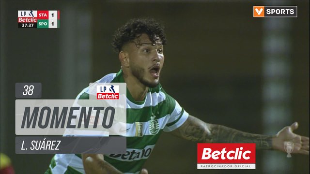 Sporting, Jogada, L. Suárez aos 38'