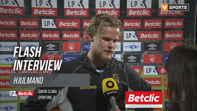 I Liga (#11) | Santa Clara 1-2 Sporting: Flash Interview Hjulmand