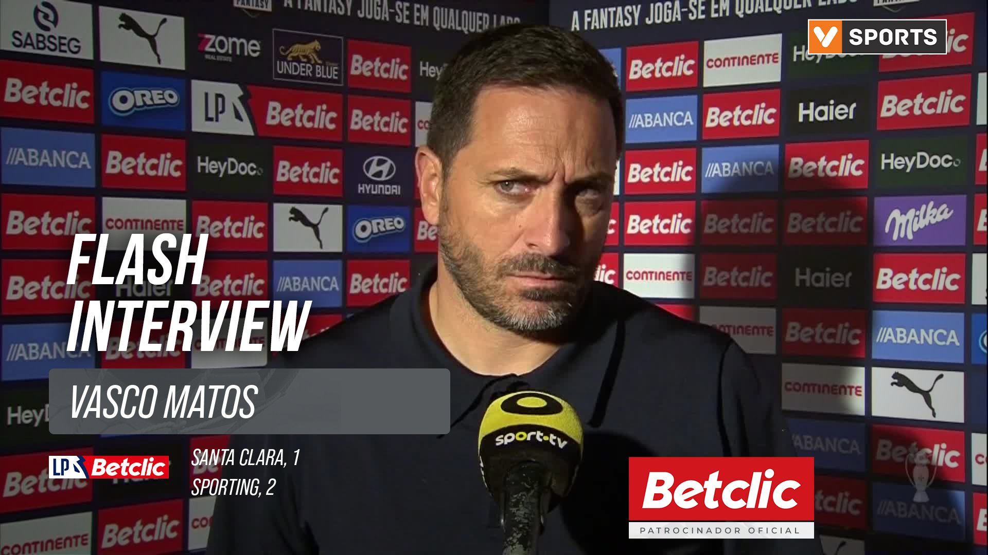 I Liga (#11) | Santa Clara 1-2 Sporting: Flash Interview Vasco Matos