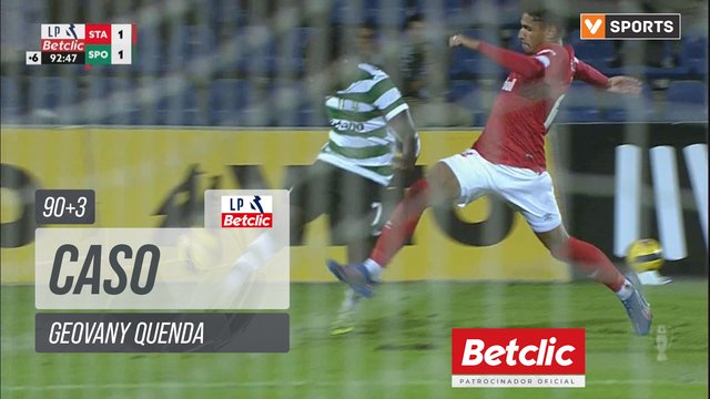 Sporting, Caso, Geovany Quenda aos 90'+3'