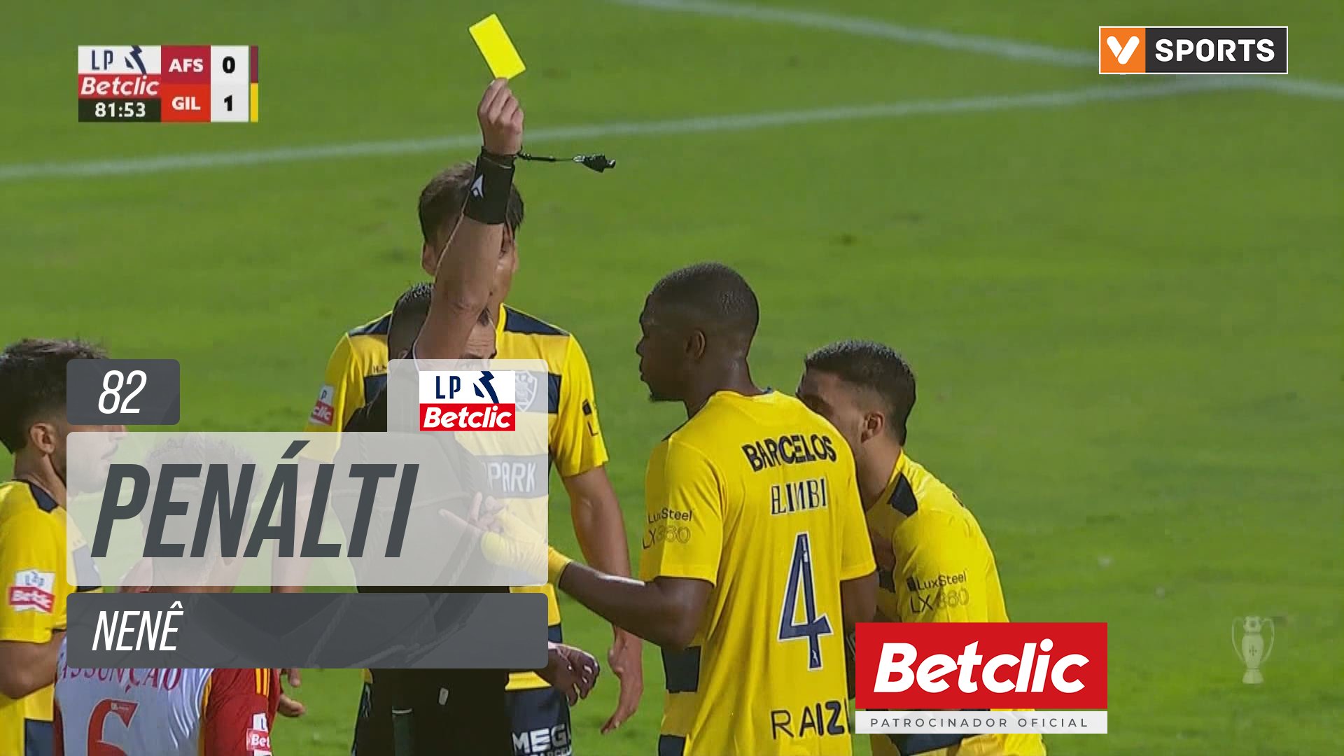 AVS, Penálti, Nenê aos 82'