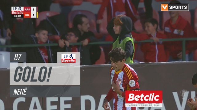 GOLO! AFS, Nenê aos 87', AFS 1-1 Gil Vicente