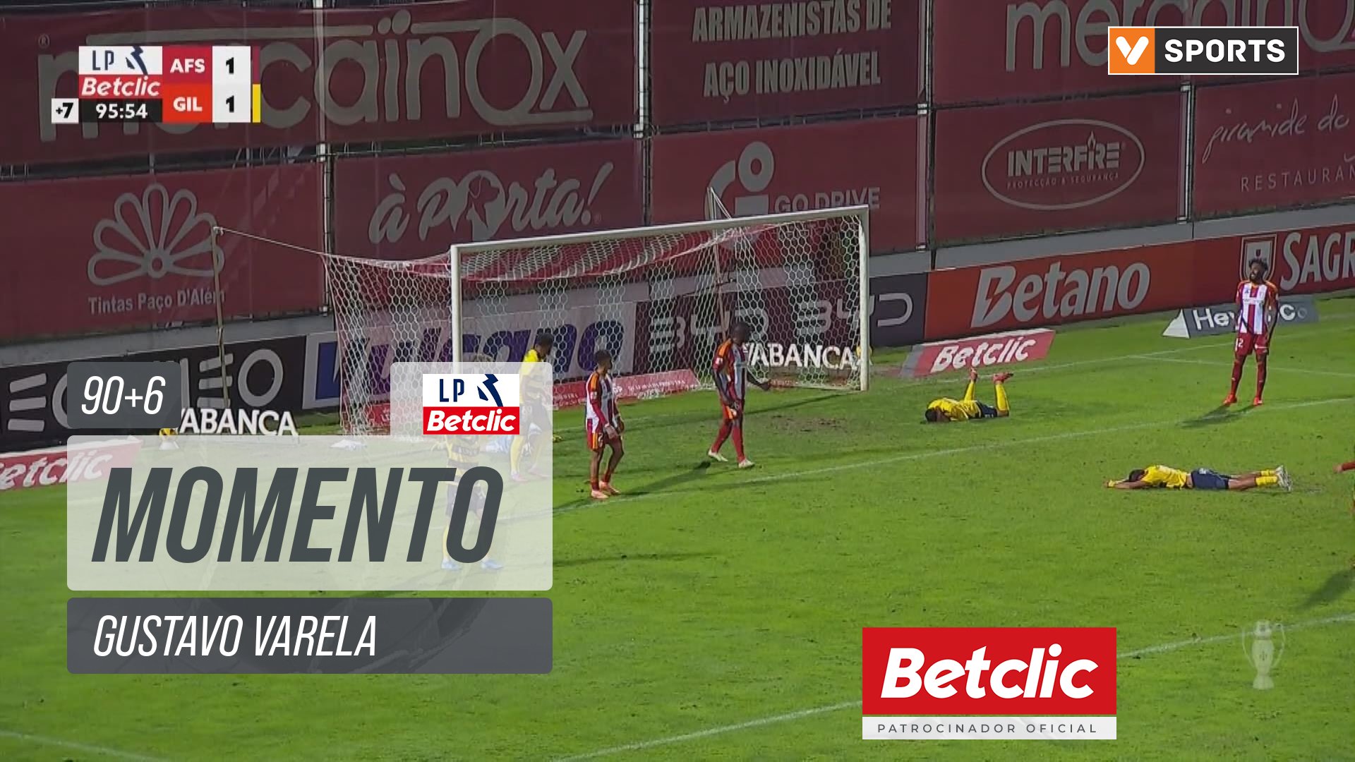 Gil Vicente, Jogada, Gustavo Varela aos 90'+6'