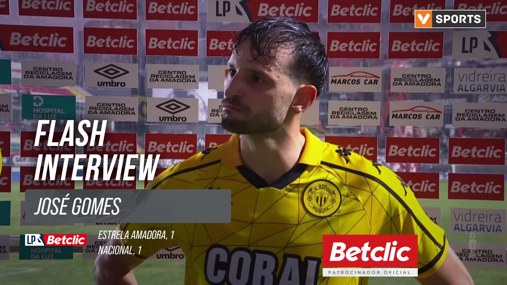 I Liga (#11) | Estrela Amadora 1-1 Nacional: Flash Interview José Gomes