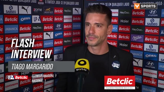 I Liga (#11) | Estrela Amadora 1-1 Nacional: Flash Interview Tiago Margarido