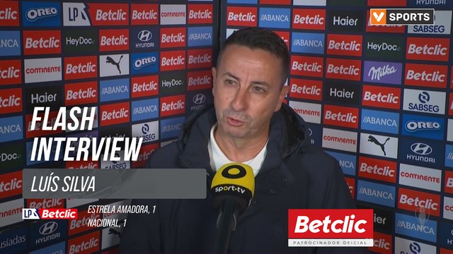 I Liga (#11) | Estrela Amadora 1-1 Nacional: Flash Interview Luís Silva