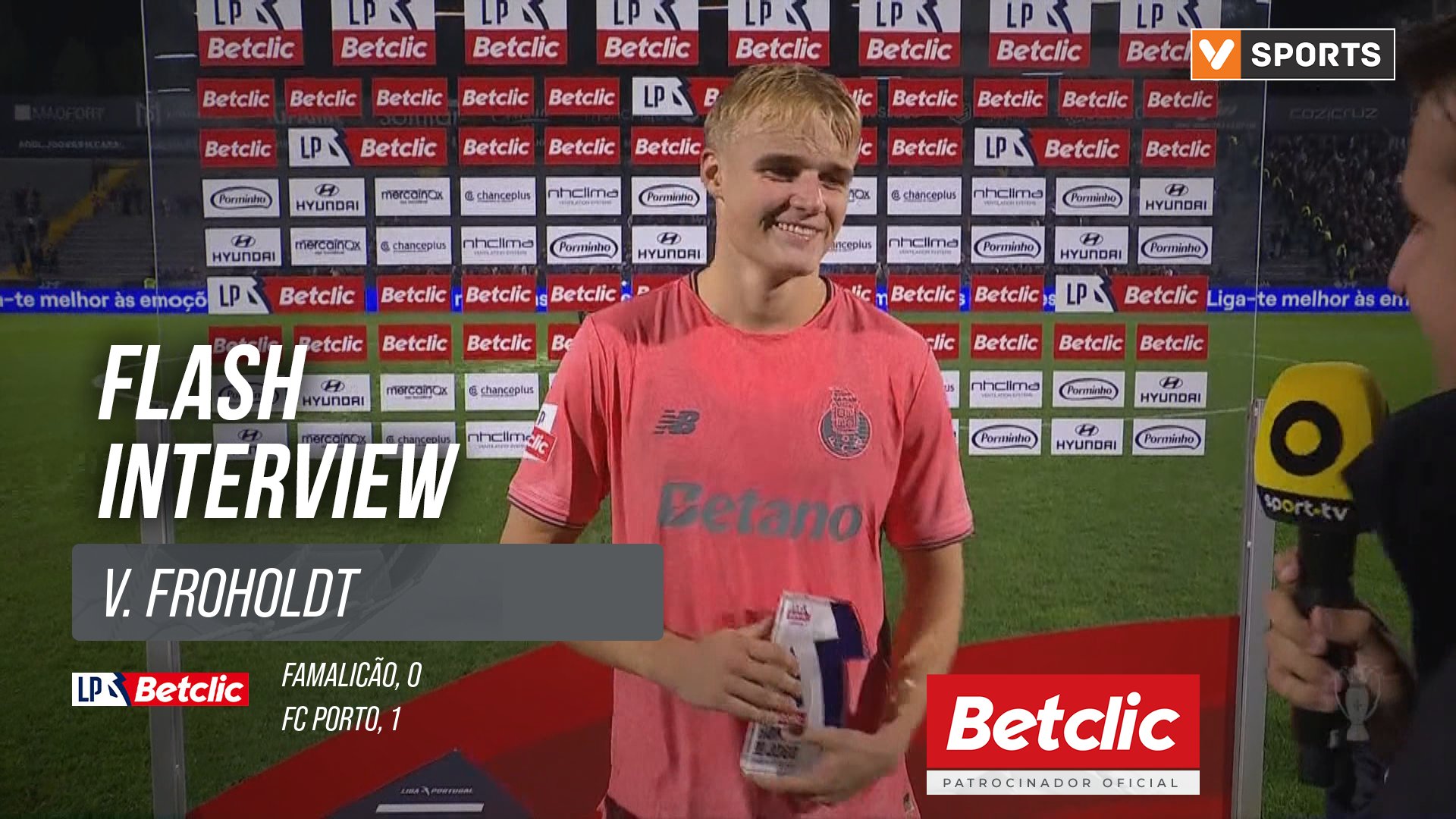 I Liga (#11) | Famalicão 0-1 FC Porto: Flash Interview V. Froholdt
