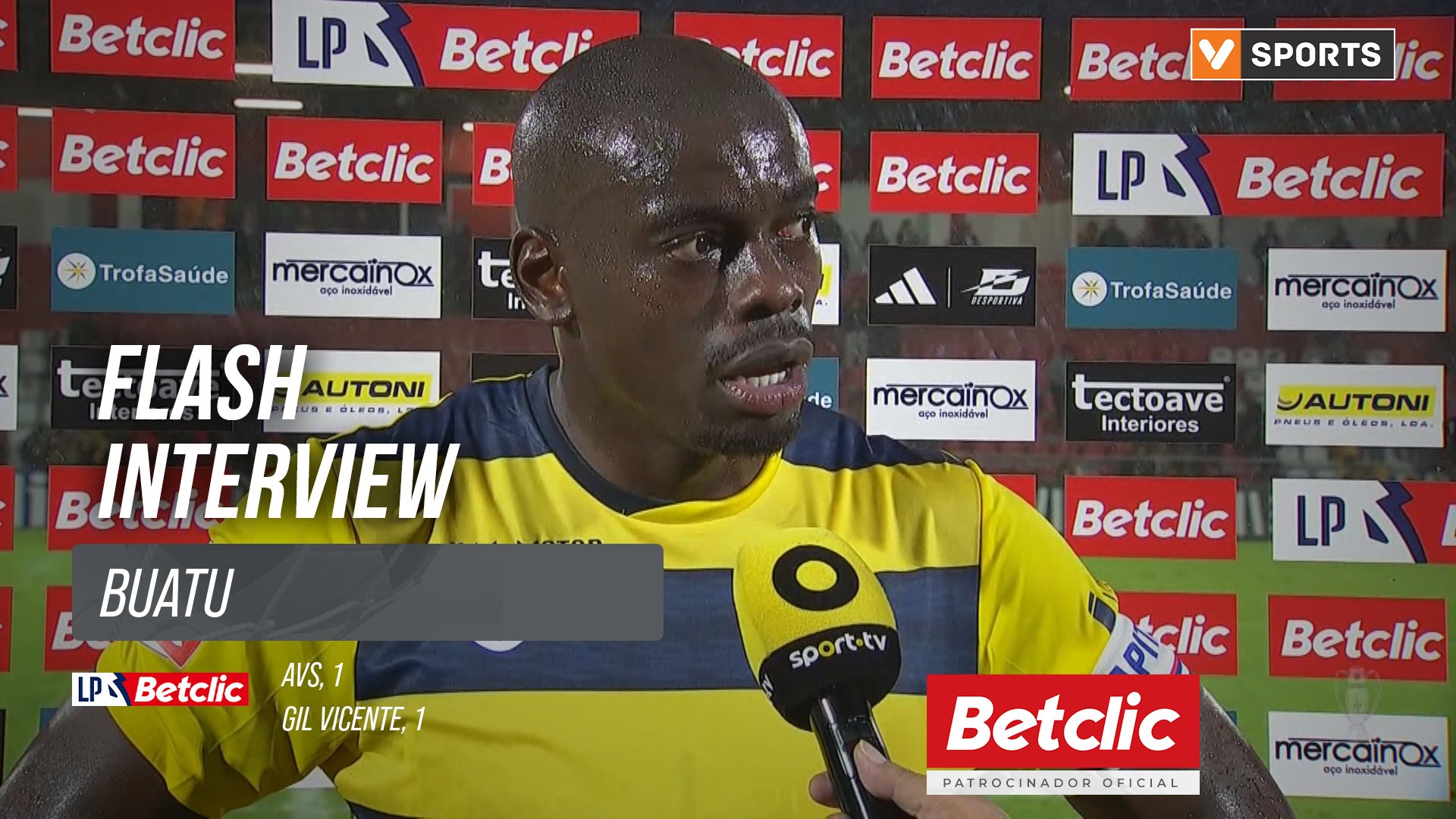 I Liga (#11) | AVS 1-1 Gil Vicente: Flash Interview Buatu