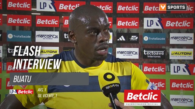 I Liga (#11) | AVS 1-1 Gil Vicente: Flash Interview Buatu