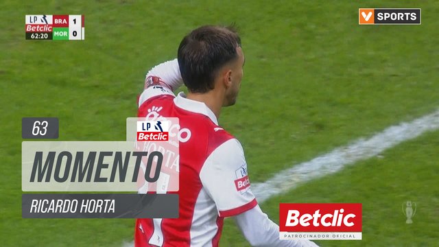 Braga, Jogada, Ricardo Horta aos 63'