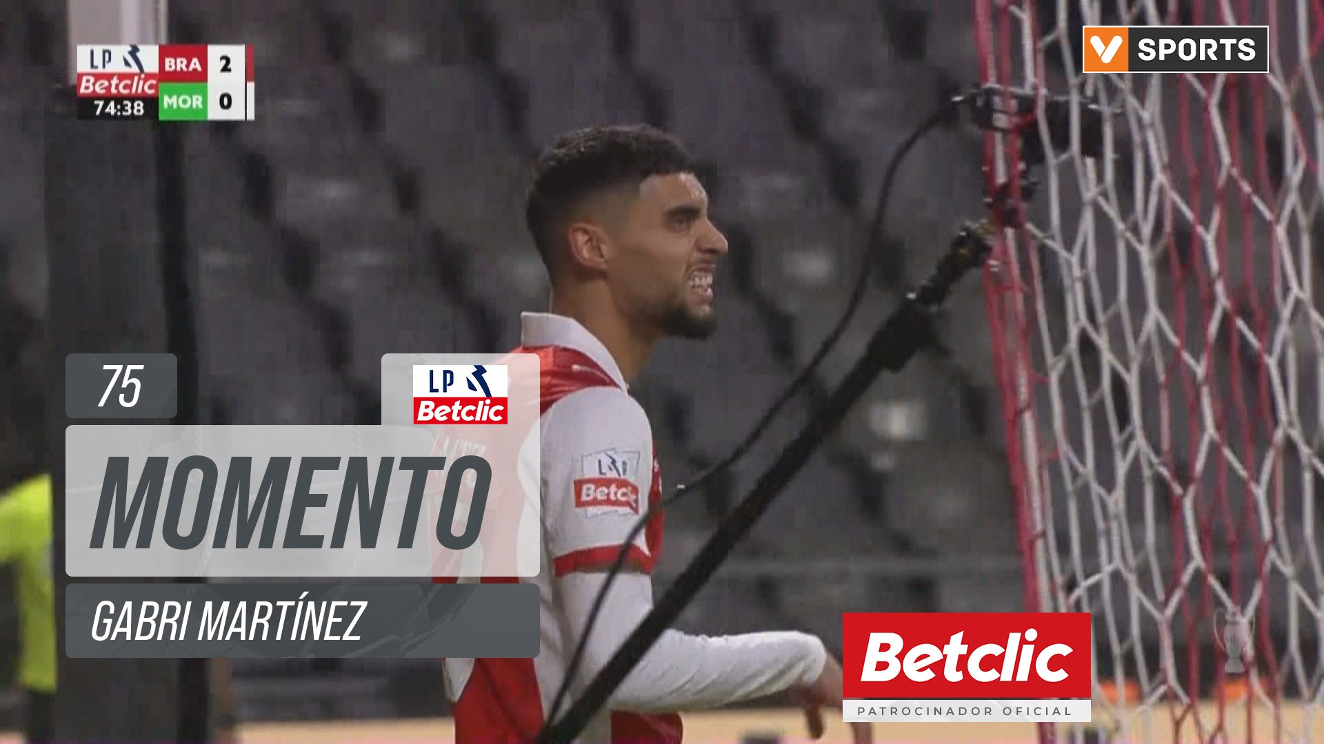 Braga, Jogada, Gabri Martínez aos 75'
