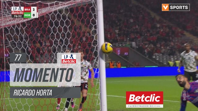 Braga, Jogada, Ricardo Horta aos 77'