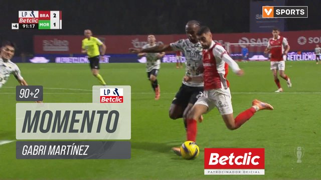 Braga, Jogada, Gabri Martínez aos 90'+2'
