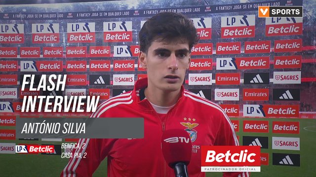 I Liga (#11) | Benfica 2-2 Casa Pia: Flash Interview António Silva