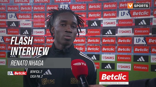 I Liga (#11) | Benfica 2-2 Casa Pia: Flash Interview Renato Nhaga
