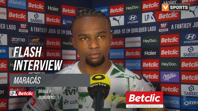 I Liga (#11) | Braga 2-1 Moreirense: Flash Interview Maracás