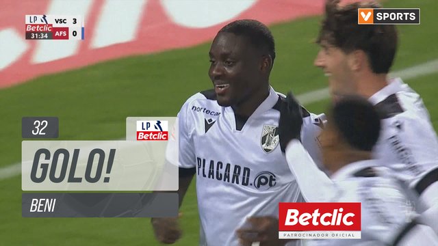 GOLO! Vitória SC, Beni aos 32', Vitória SC 3-0 AFS