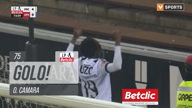 GOLO! Vitória SC, O. Camara aos 75', Vitória SC 4-0 AFS