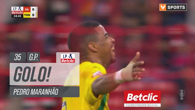 GOLO! Tondela, Pedro Maranhão aos 35', Gil Vicente 0-1 Tondela