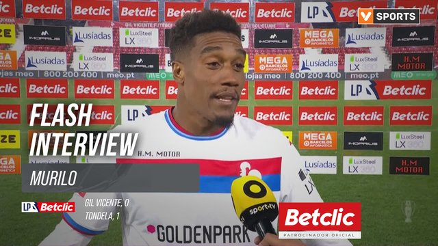 I Liga (#12) | Gil Vicente 0-1 Tondela: Flash Interview Murilo