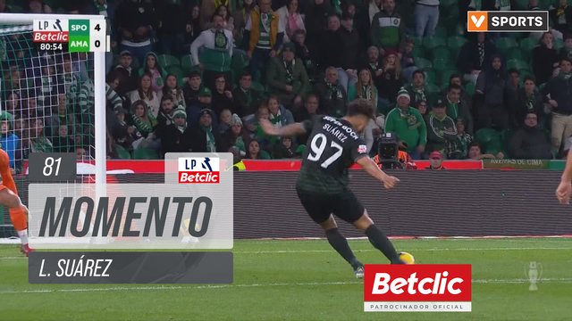 Sporting, Jogada, L. Suárez aos 81'