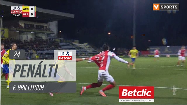 Braga, Penálti, F. Grillitsch aos 24'