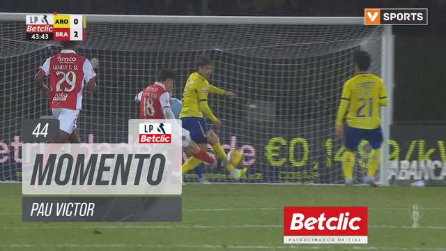 Braga, Jogada, Pau Victor aos 44'