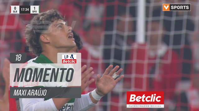 Sporting, Jogada, Maxi Araújo aos 18'
