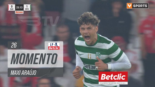Sporting, Jogada, Maxi Araújo aos 26'