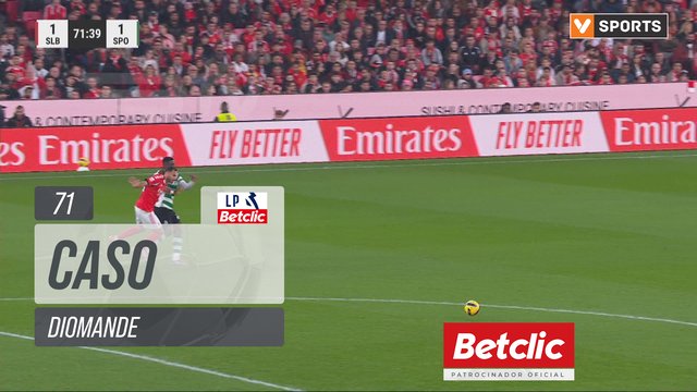 Sporting, Caso, Diomande aos 71'