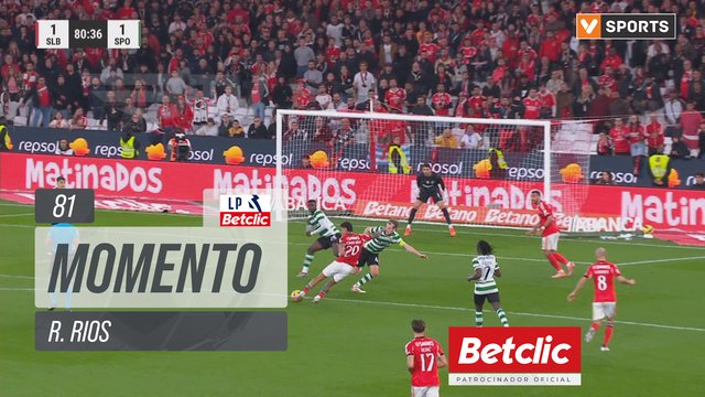 Benfica, Jogada, R. Rios aos 81'