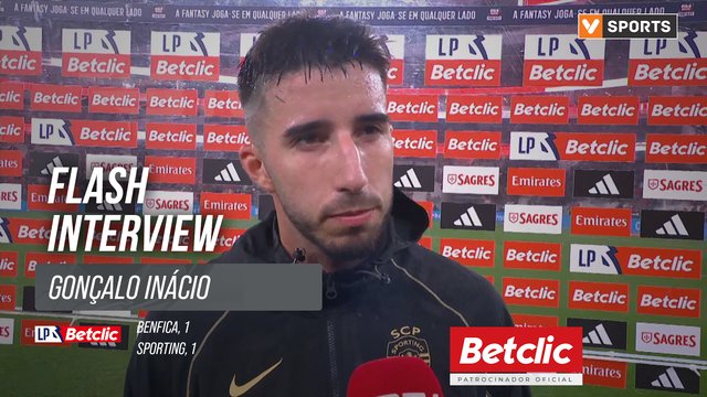 I Liga (#13) | Benfica 1-1 Sporting: Flash Interview Gonçalo Inácio
